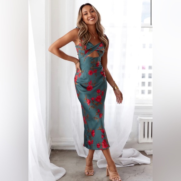 Hello Molly Dresses & Skirts - Hello Molly Fool Me Once Midi Dress (XL)